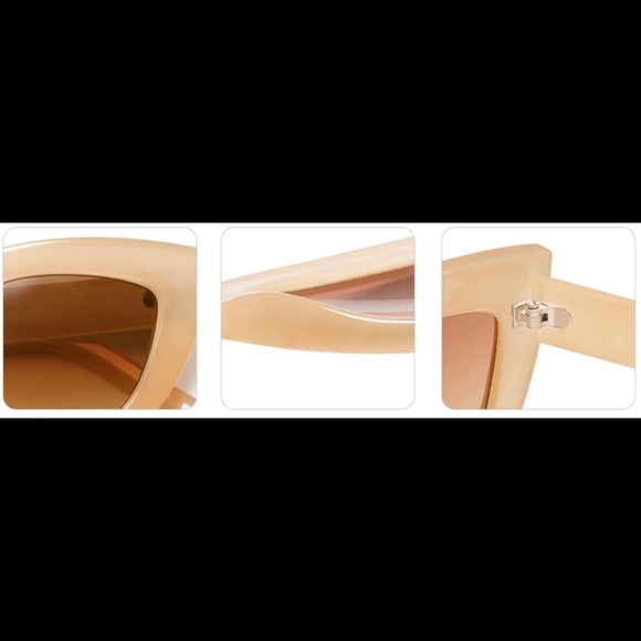 BRAND NEW WOMENS VINTAGE CATEYE SUNGLASSES NWT - Picture 3 of 3